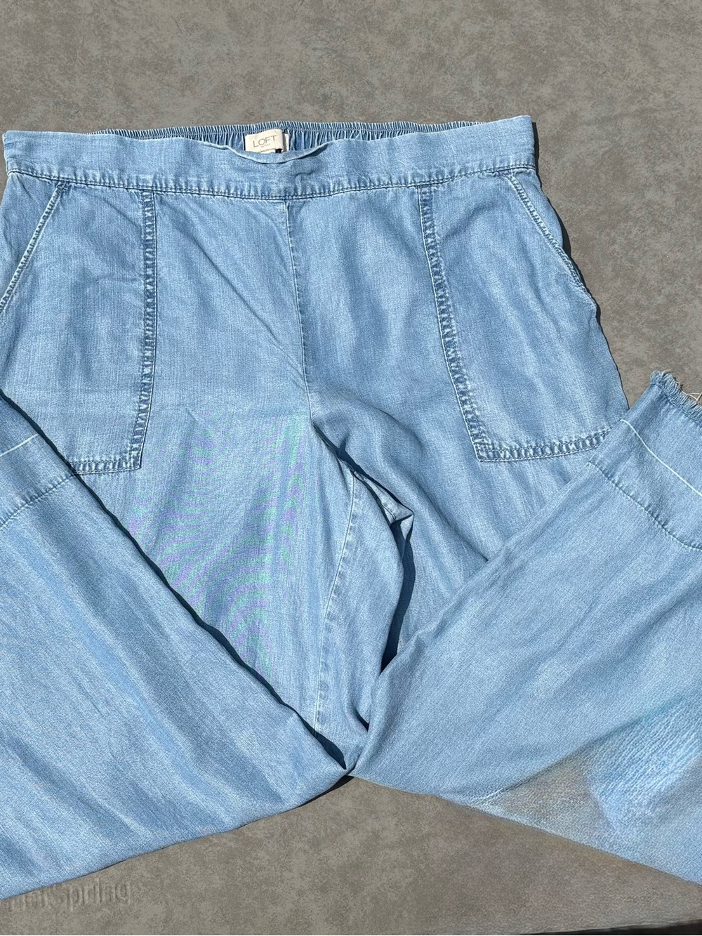 LOFT Light Wash Denim Pants
